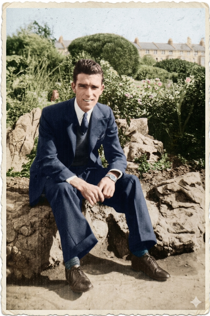 Frederick Drummond, colourised